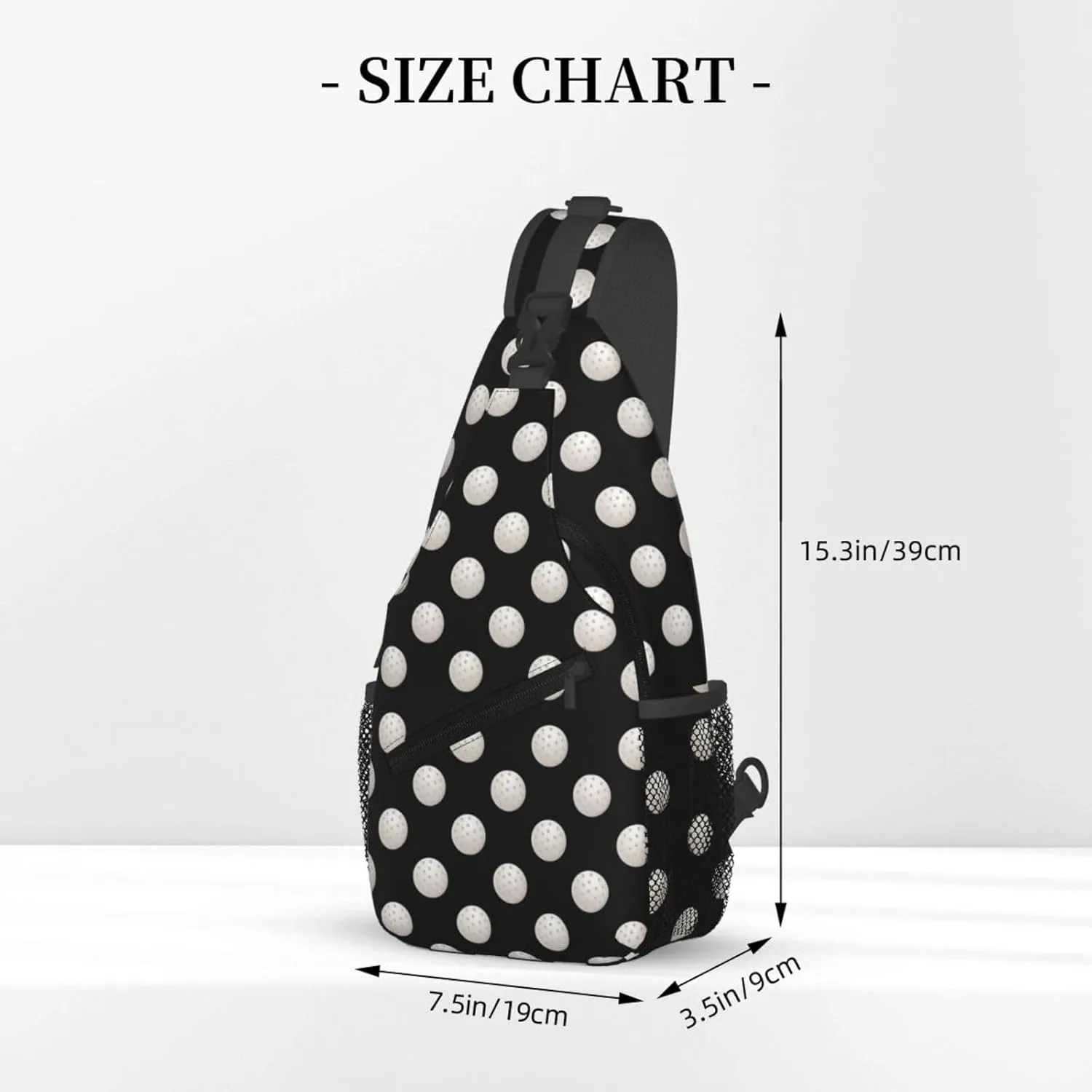 Fashion Golf Sports Sling Bag for Women Men Casual Crossbody Bags Chest Bag Golf Backpacks