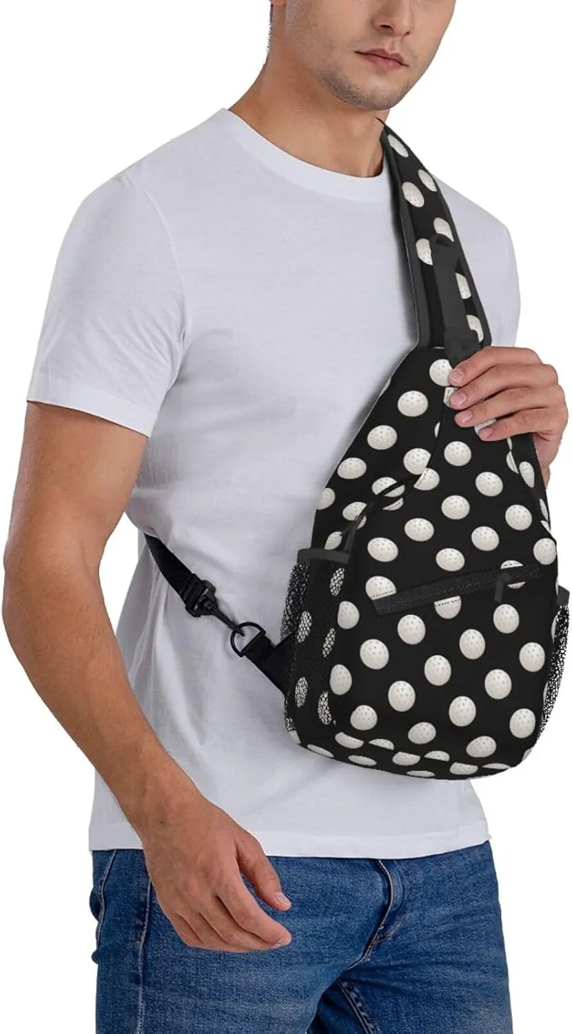 Fashion Golf Sports Sling Bag for Women Men Casual Crossbody Bags Chest Bag Golf Backpacks