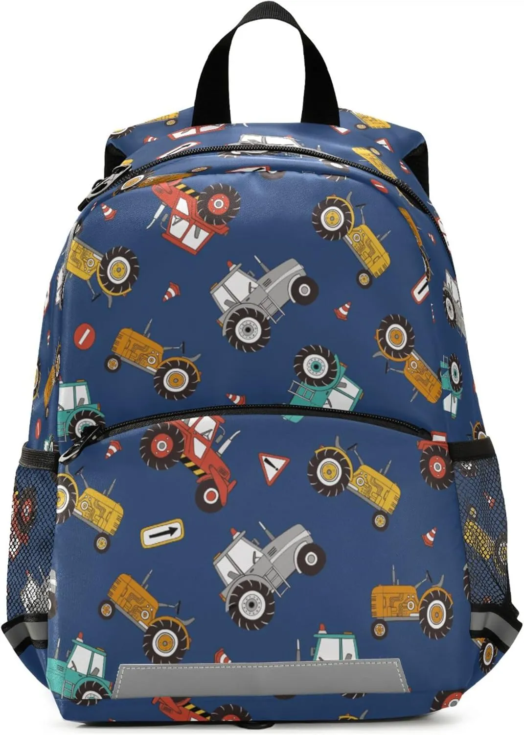 Fisyme Farm Tractors Backpack Schoolbag Kids Daypack Toddler Travel School Bag Small Mini Backpacks for Kindergarten Preschool Nursery Boys Girls