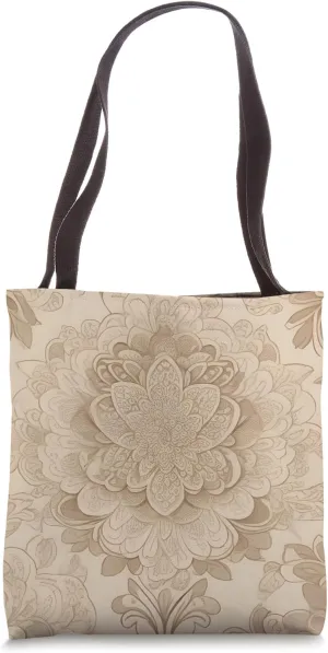 Floral Boho Foliage Flower Flora Nature Vegetation Flowery Tote Bag