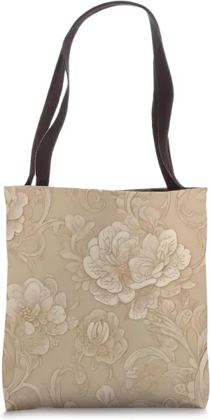Floral Boho Foliage Flower Flora Nature Vegetation Flowery Tote Bag