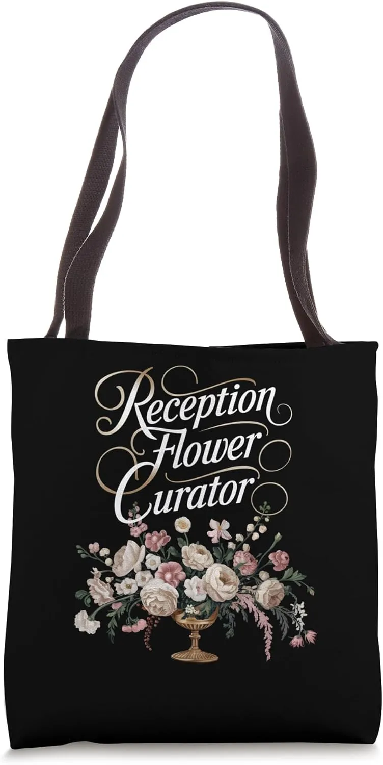 Florist Reception Flower Curator Elegant Tote Bag