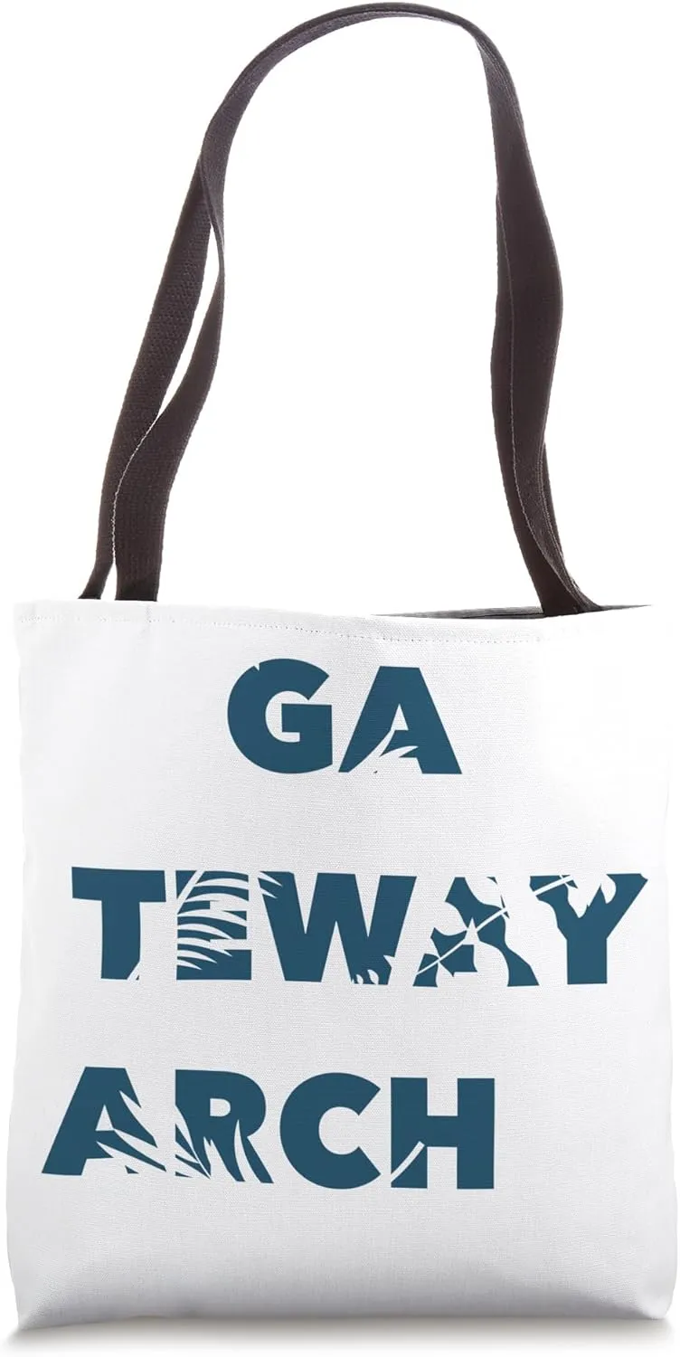 Flower National Park USA - Travel Gateway Arch Tote Bag