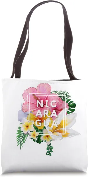 Flowers of Nicaragua Floral Nicaragua Tote Bag