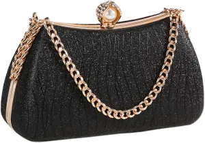 Frosted Glitter Clutch Purses for Women Evening Bag Formal Wedding Party Cocktail Prom Handbags