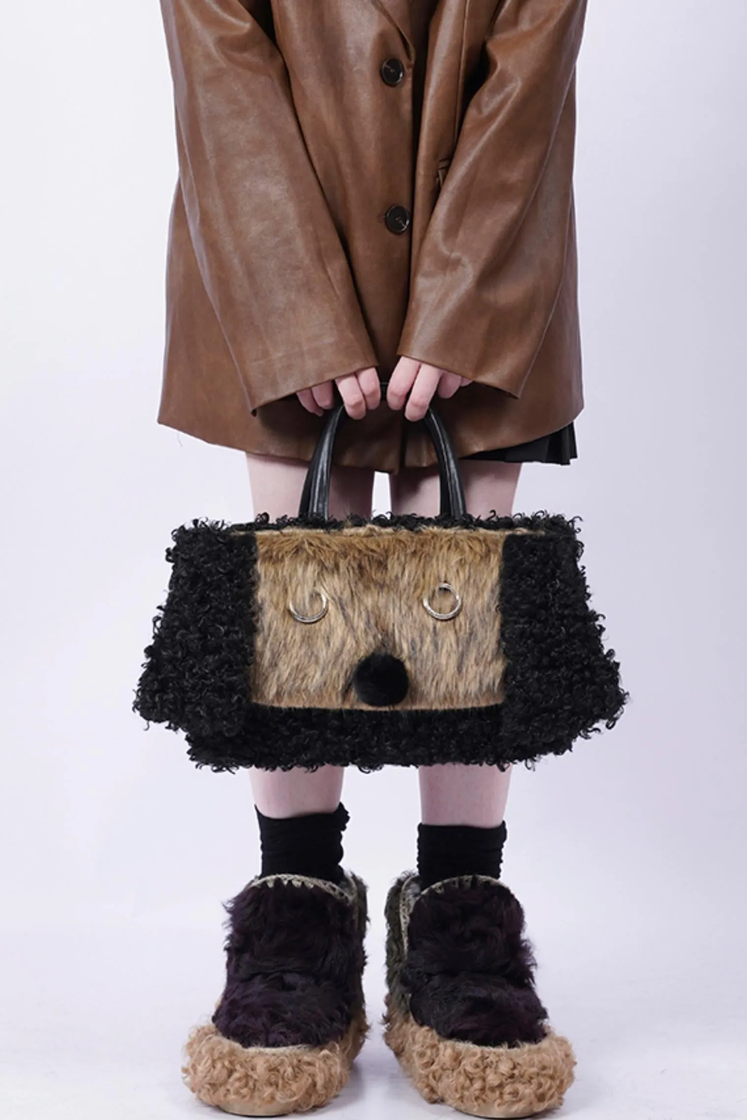 Fur Fusion Tote Bag