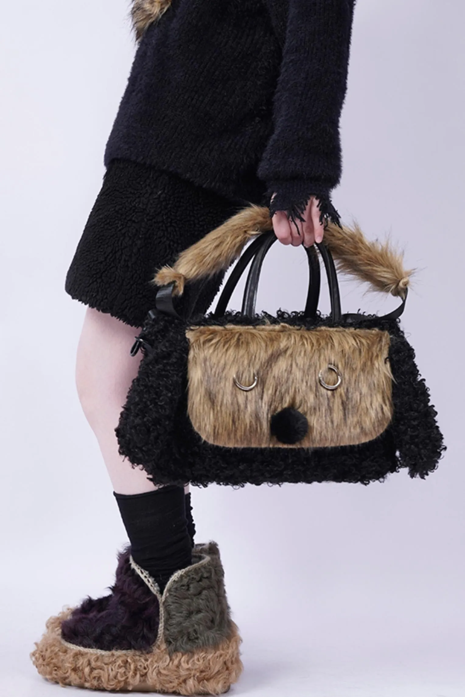 Fur Fusion Tote Bag