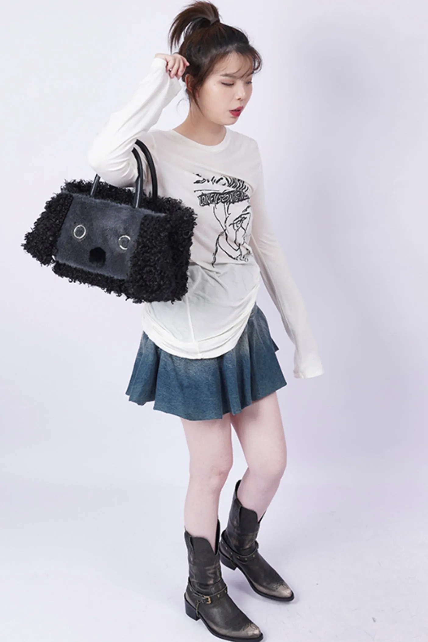Fur Fusion Tote Bag