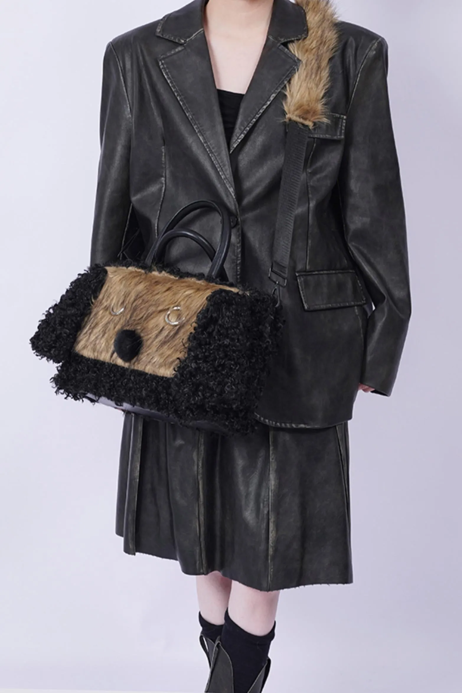 Fur Fusion Tote Bag