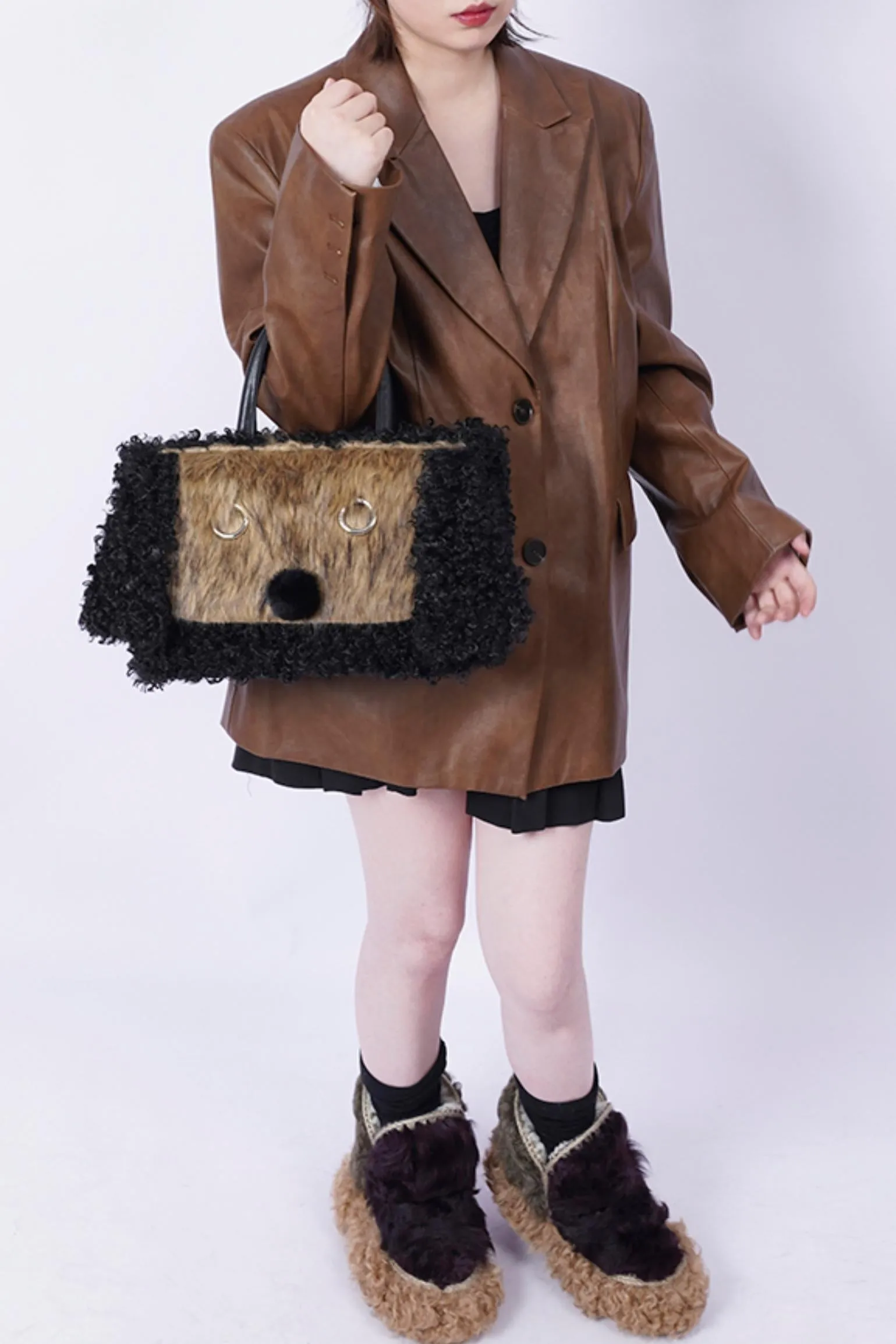 Fur Fusion Tote Bag
