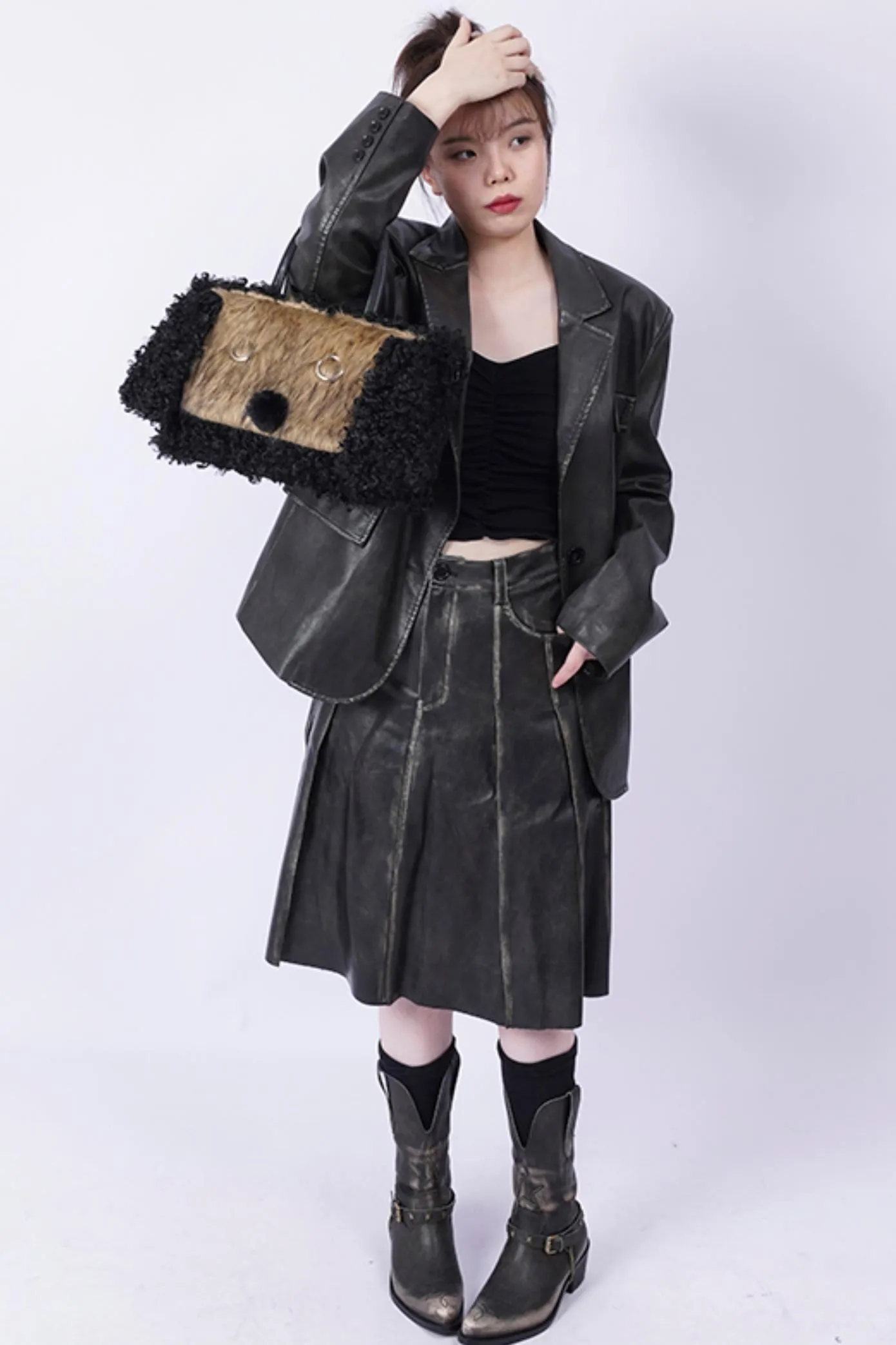 Fur Fusion Tote Bag