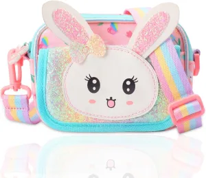 Girls Purse for Kids Age 3-12 - Purse for Little Girl Gifts, Crossbody Bag Bunny