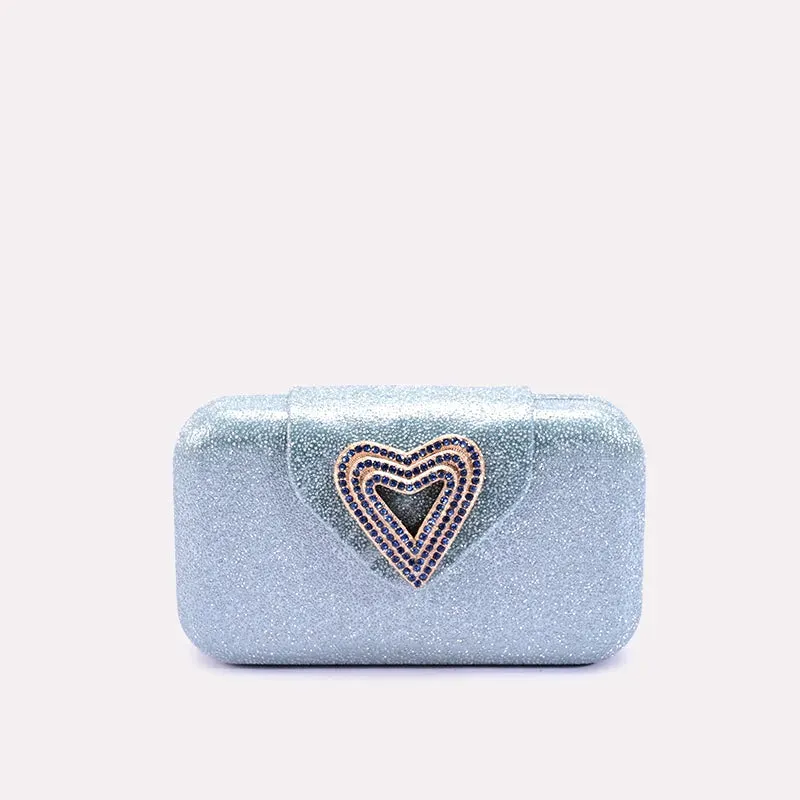 Glimmer Grace Blue Casual Clutch 0315717