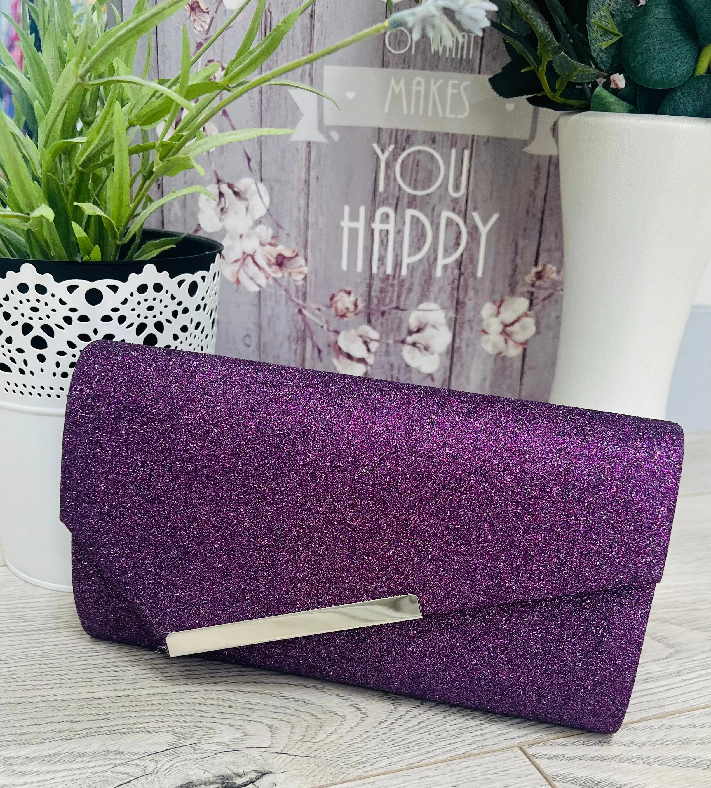 Glitter/glam cluch bag