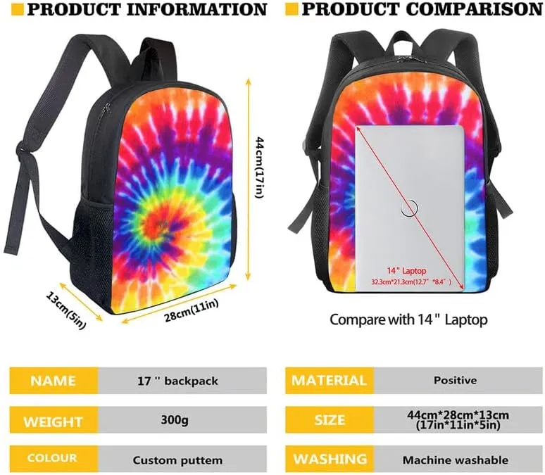 Golden Geometric Rhombic Modern School Bag with Lunch Bag Set for Girls Teens Gifts Abstract Artwork Student Book Bag or School Sport Travel with Pencil Case