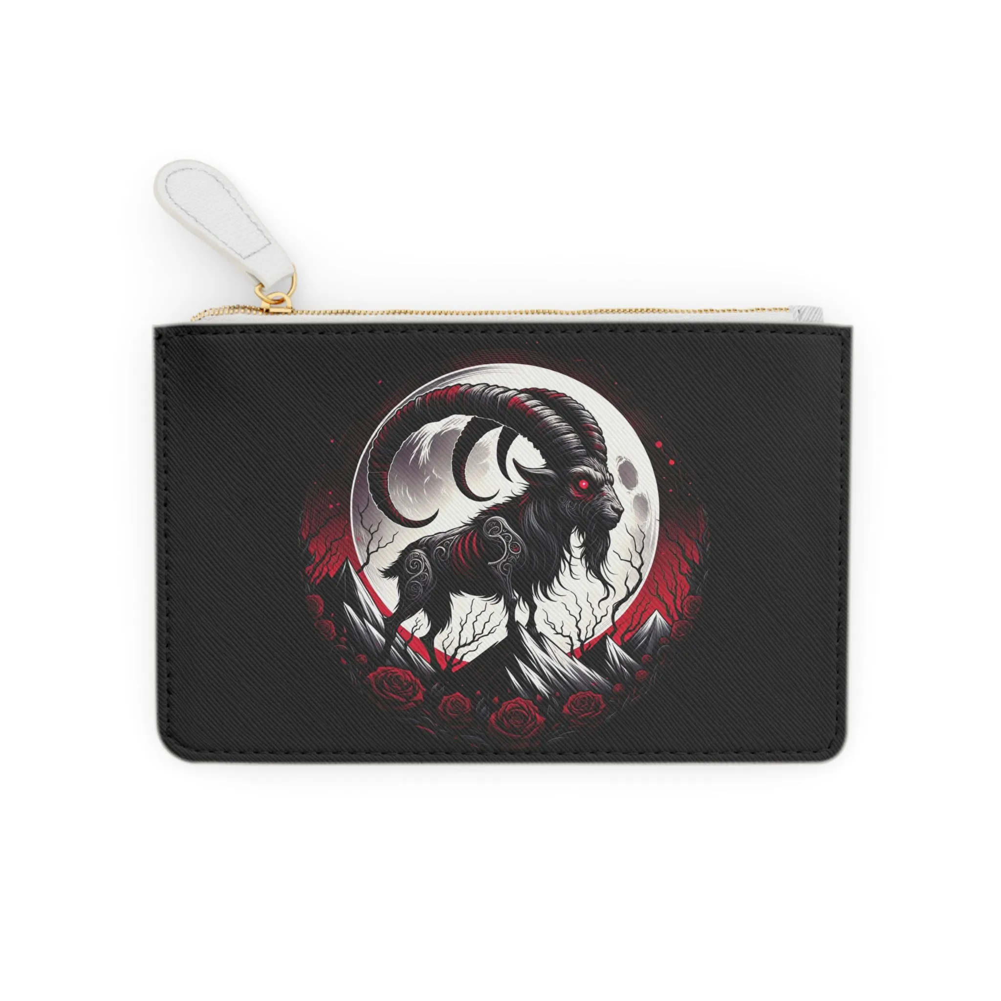 Gothic Capricorn Mini Clutch Bag