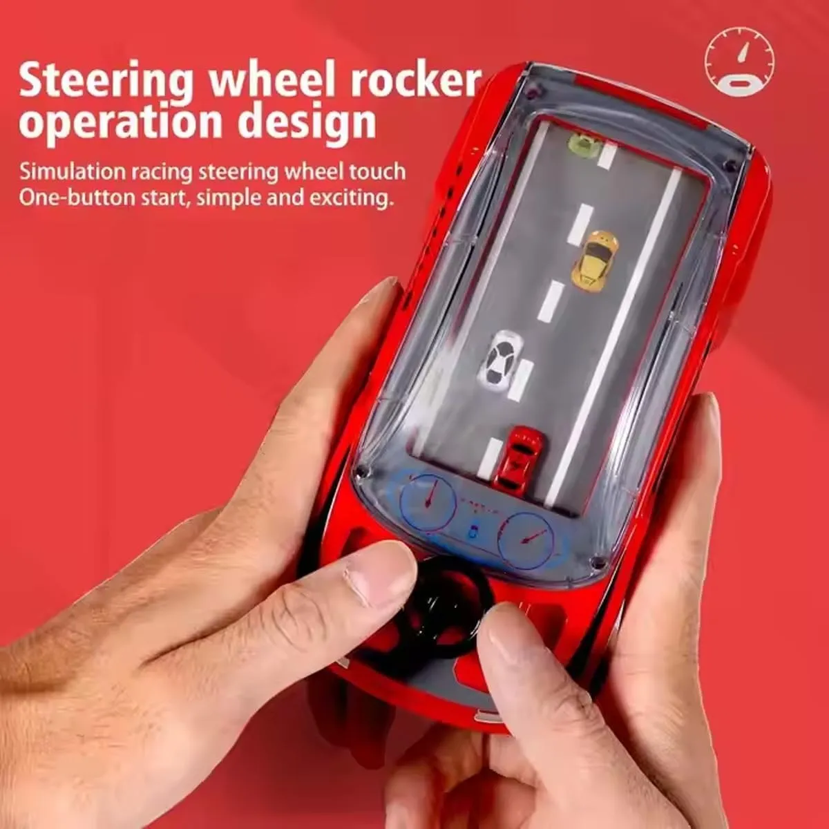 Handheld Car Game, Hand Held Racing Car Game, 2025 Handheld Console, Simulation Adventure Driving Racing Cars Games, Educational Race Games, Thinking Training Concentration
