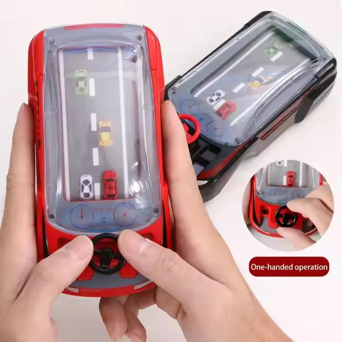 Handheld Car Game, Hand Held Racing Car Game, 2025 Handheld Console, Simulation Adventure Driving Racing Cars Games, Educational Race Games, Thinking Training Concentration