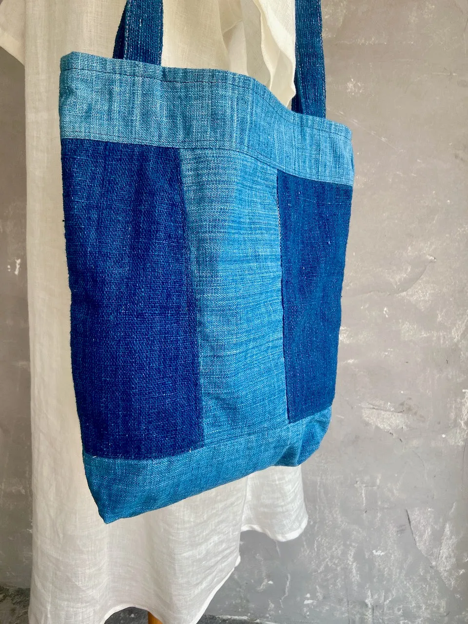 Indigo Dyed Tote Bag Large