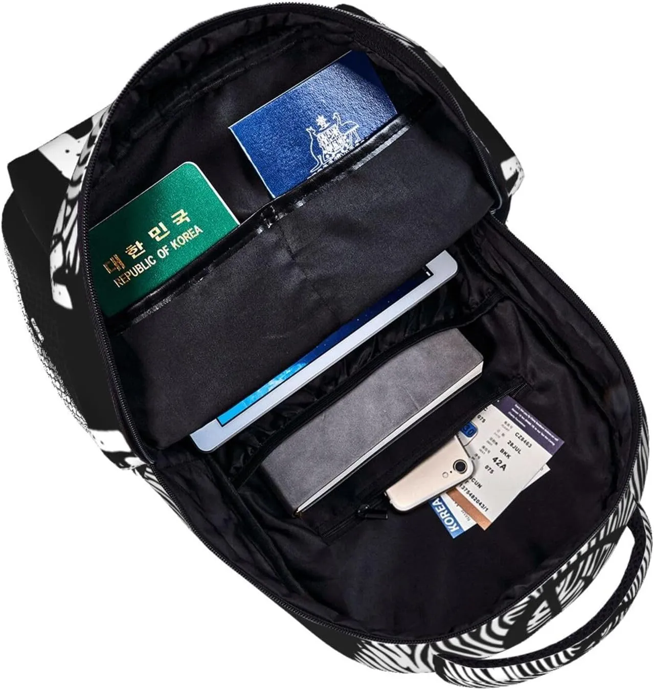 It's In My DNA Music Lover Musician Casual Backpack Sport Backpacks Work Travel Rucksack Lightweight Laptop Daypack Adjustable Straps Bags with Pockets for Cycling Hiking