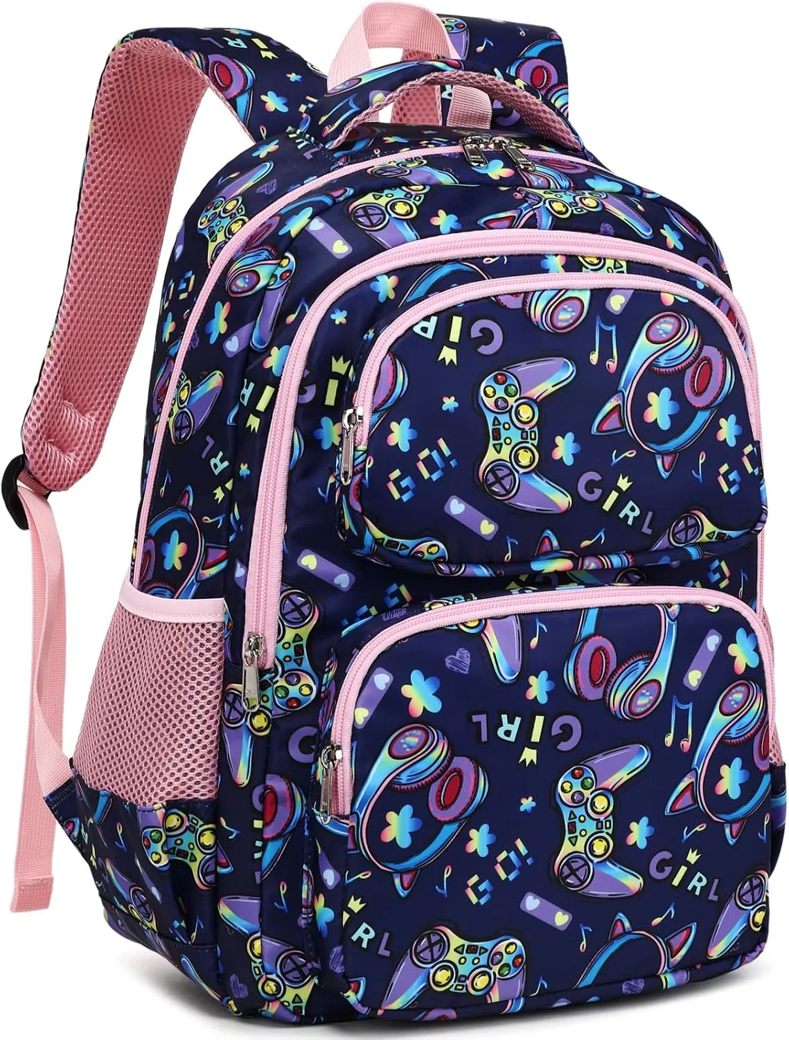 JIANYA Kids Backpacks for School Girls Kindergarten Emelentary Girls School Backpack with Lunch Box