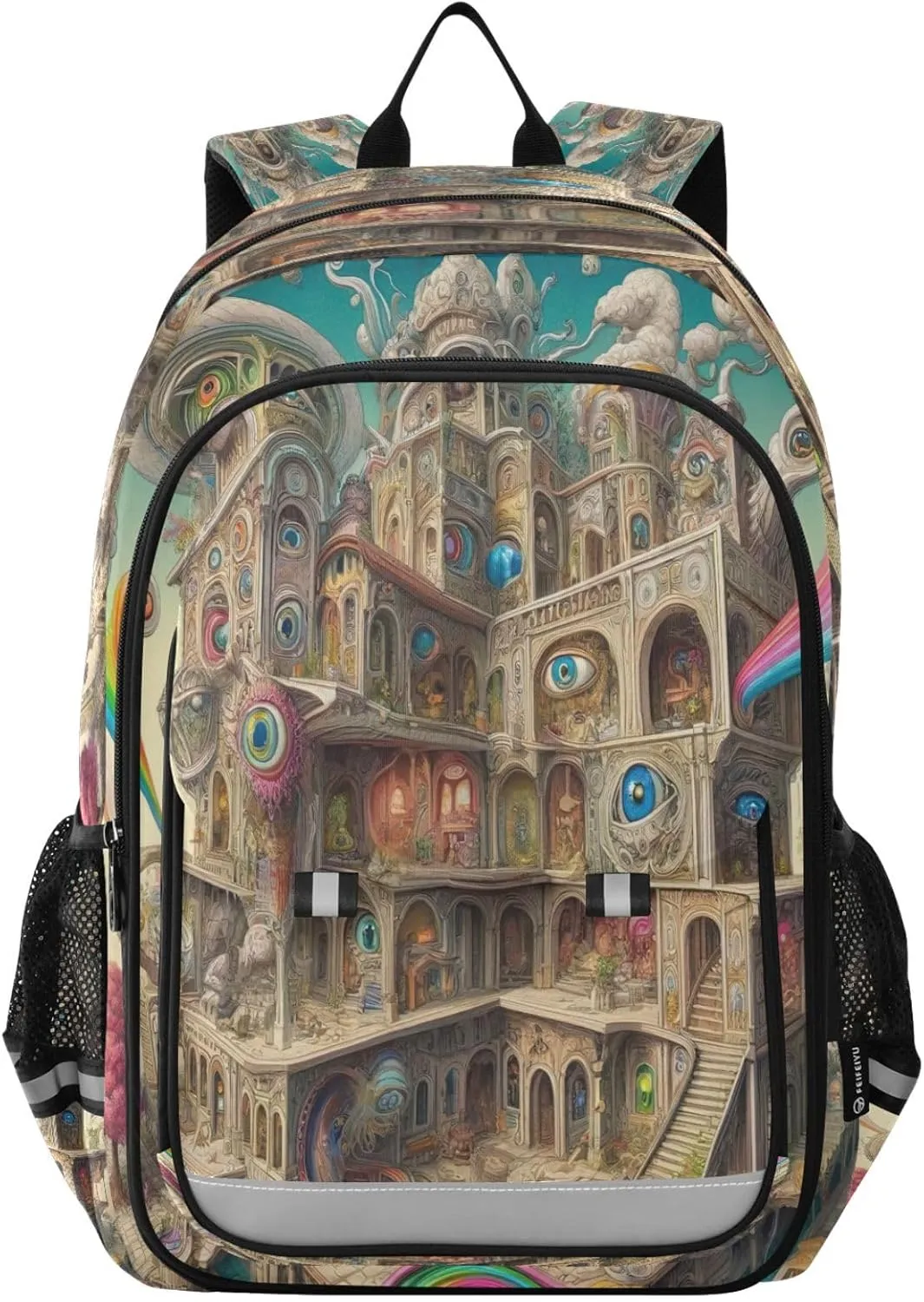Joisal Cartoon Peculiar Villa Kids Bookbag for Girls Boys Waterproof Backpack Laptop