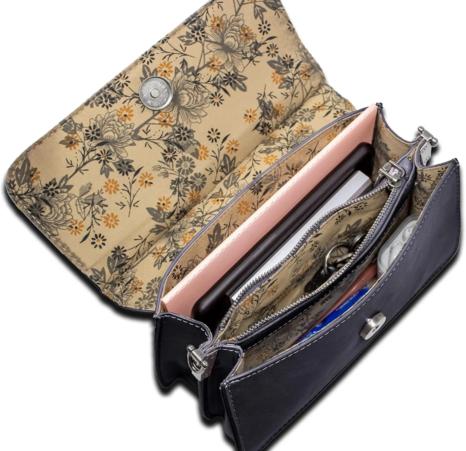 Joy Susan Women's Aria Ring Crossbody Handbag Purse Bag -