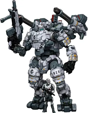 JOYTOY 1/18 Action Figures Steel Bone Mecha Snow Collectible Model (Soldier Figure Included)