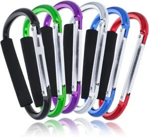 Jumbo 6.5" XL Carabiner Key Chain with Hand Grip (Many Colors)
