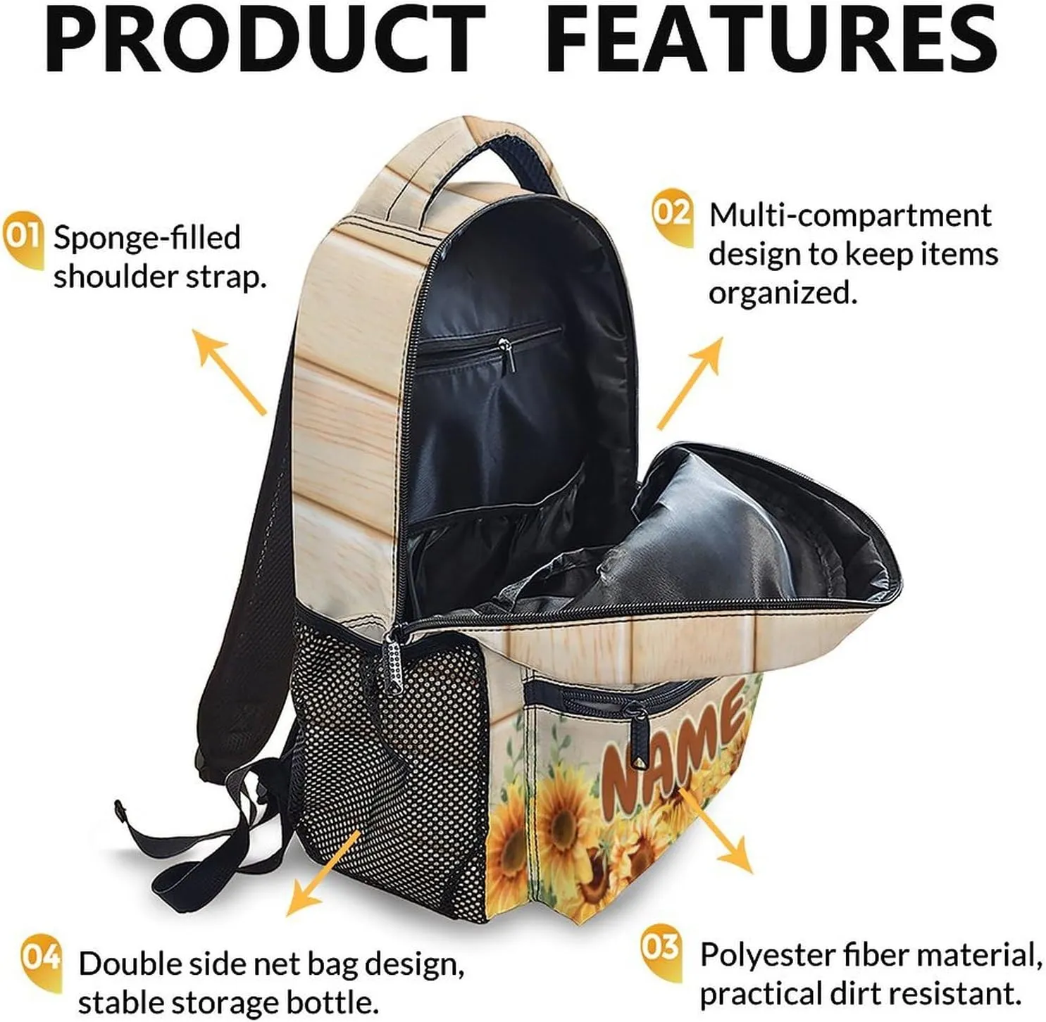 Kids School Backpacks, Custom Dog Backpack for Boys Girls 6-8, 17 Inch Pet Themed Bookbag for School Travel Vacation Picnic