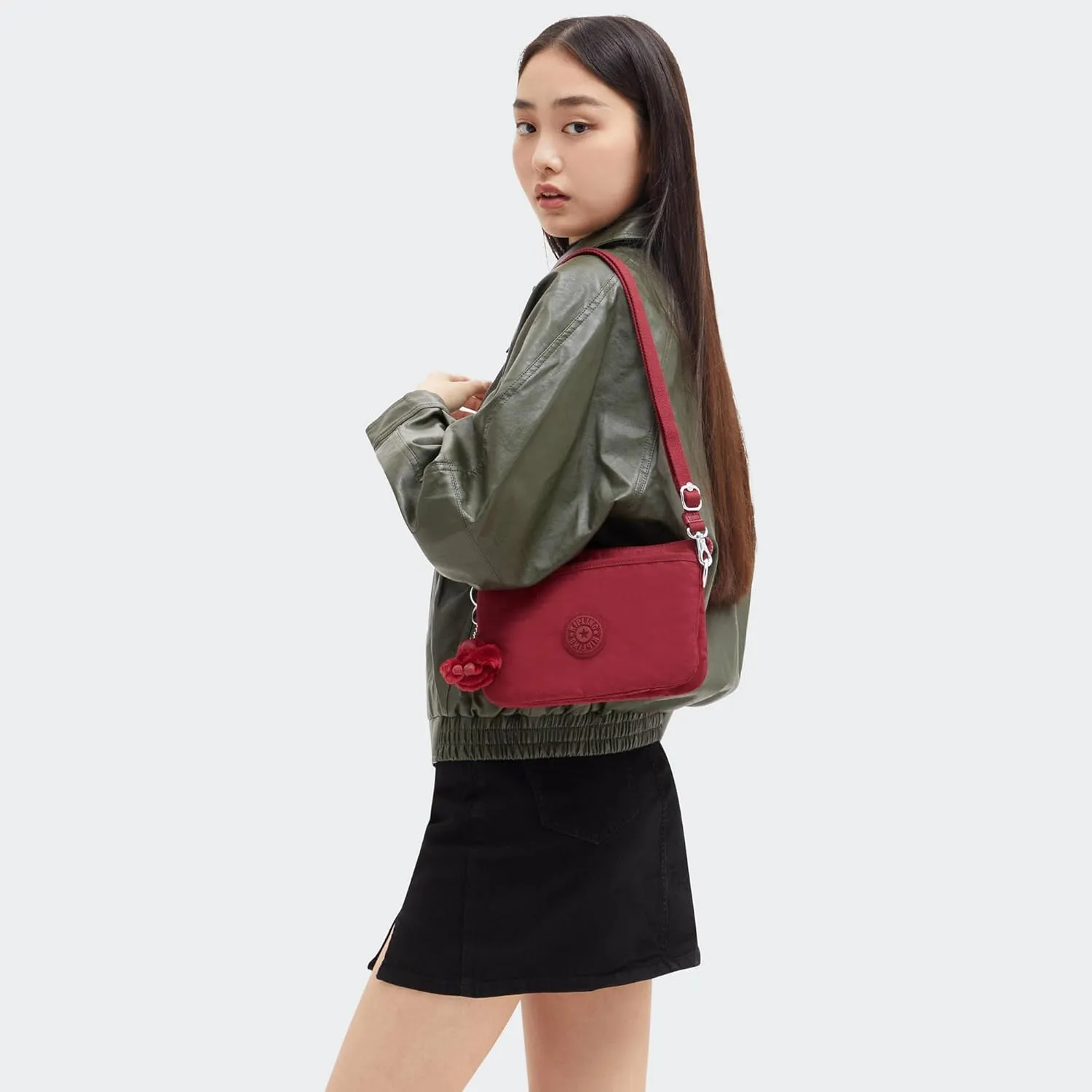 Kipling Riri Metallic Crossbody Bag