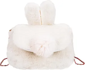 Lanpet Cute Plush Rabbit Crossbody Bag Chic Small Shoulder Purse CellPhone Wallet For Girls
