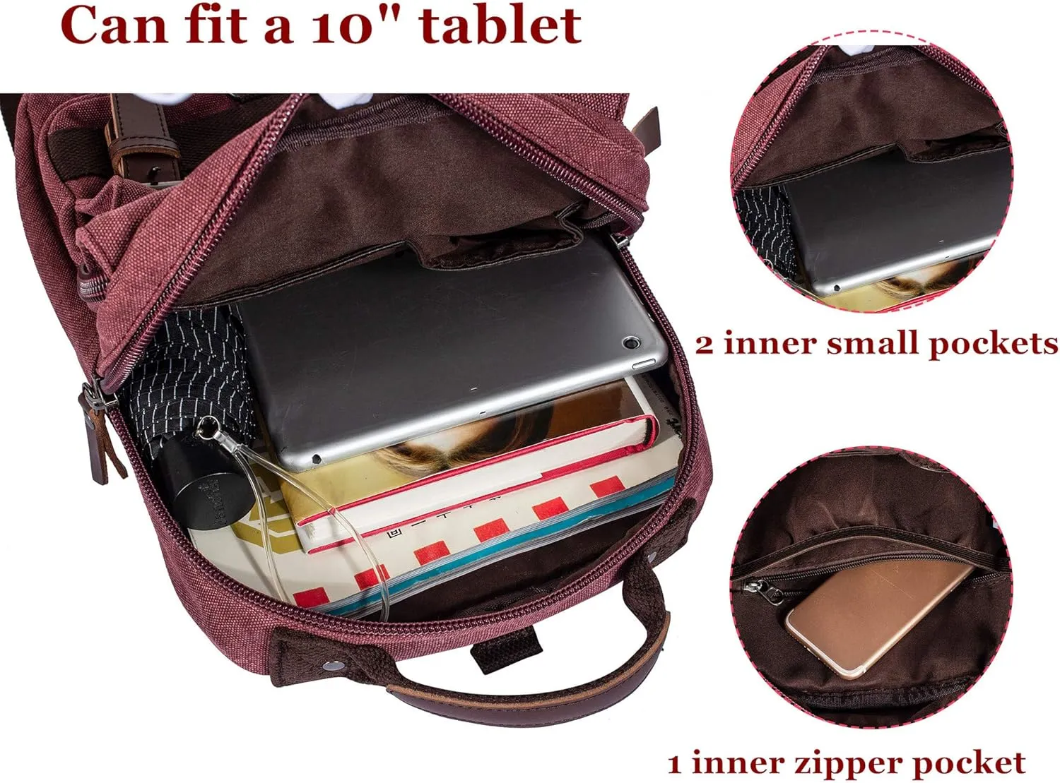 Leaper Retro Crossbody Bag Sling Bag Canvas Messenger Bag for Men Women Shoulder Bag Crossbody Handbags Satchel Travel Bag