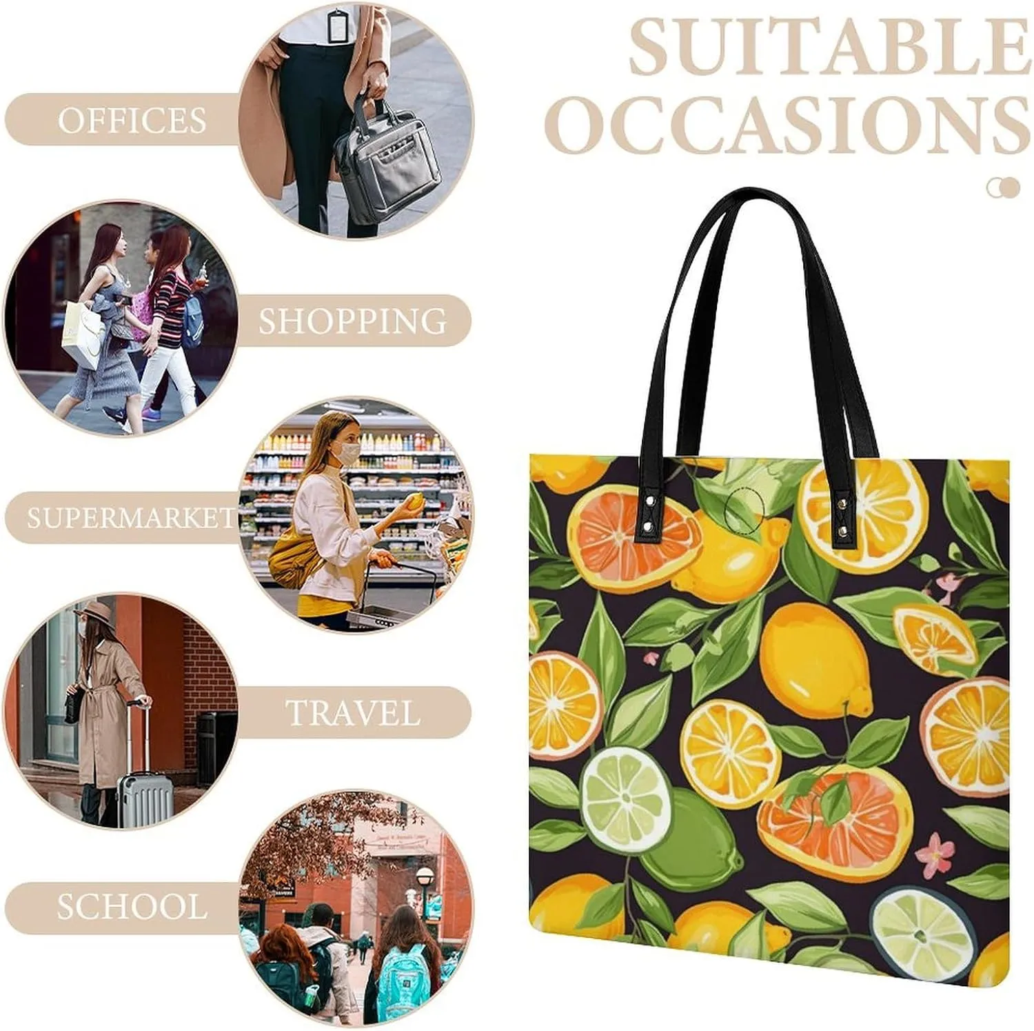 Leather Handbag for Women Tote Bag with Magnetic Buckle Japanese Spring Plum Floral Crossbody Bag Shoulder Bags
