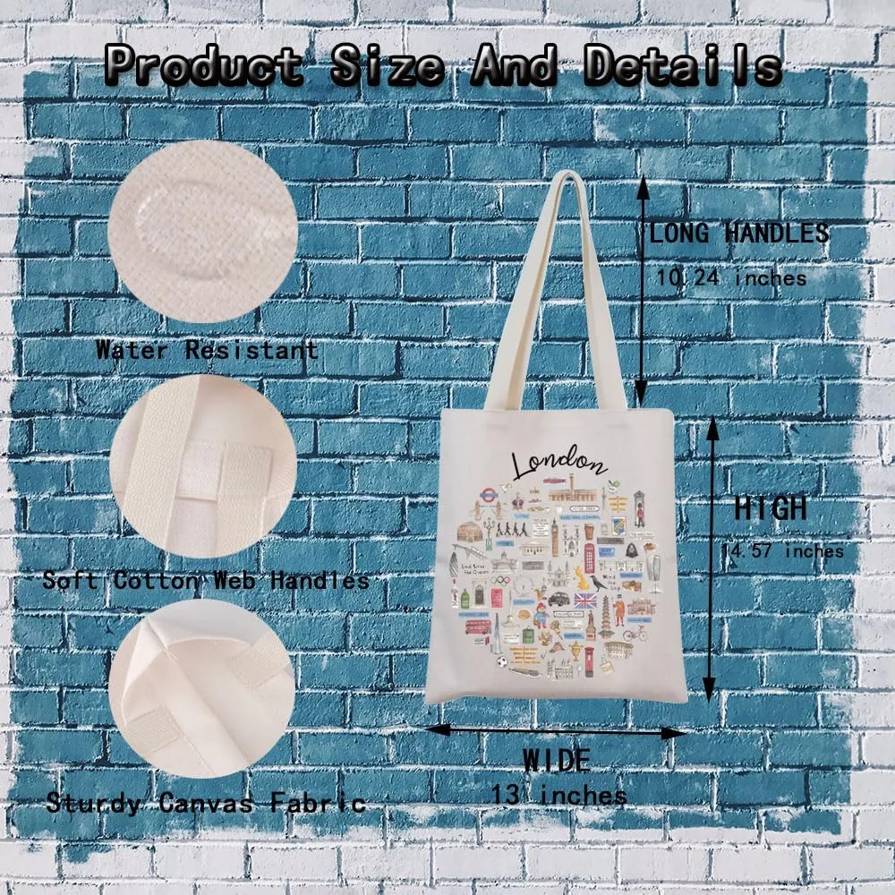 London Tote Bag - Travel Gift for Moving to London