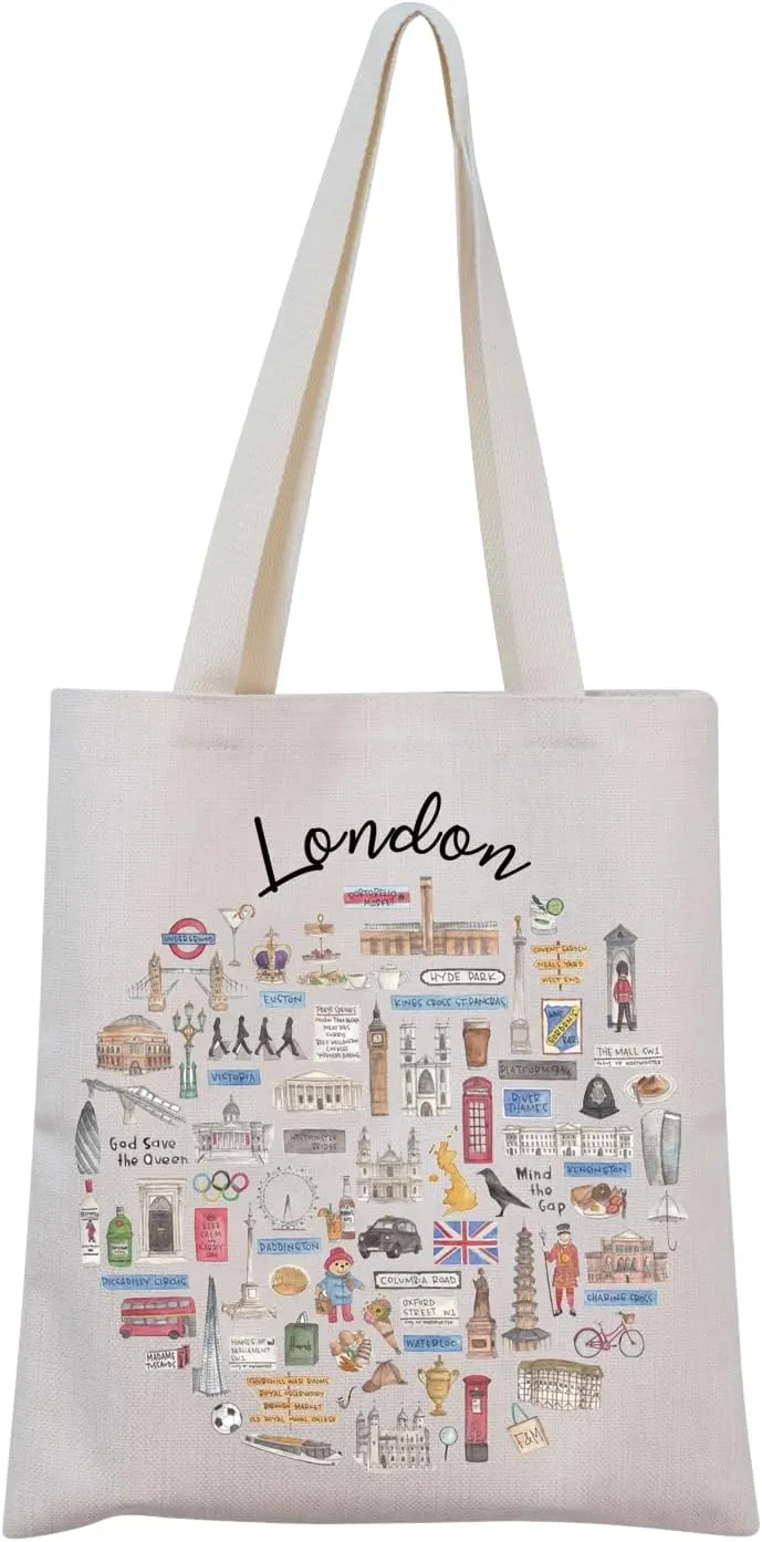 London Tote Bag - Travel Gift for Moving to London