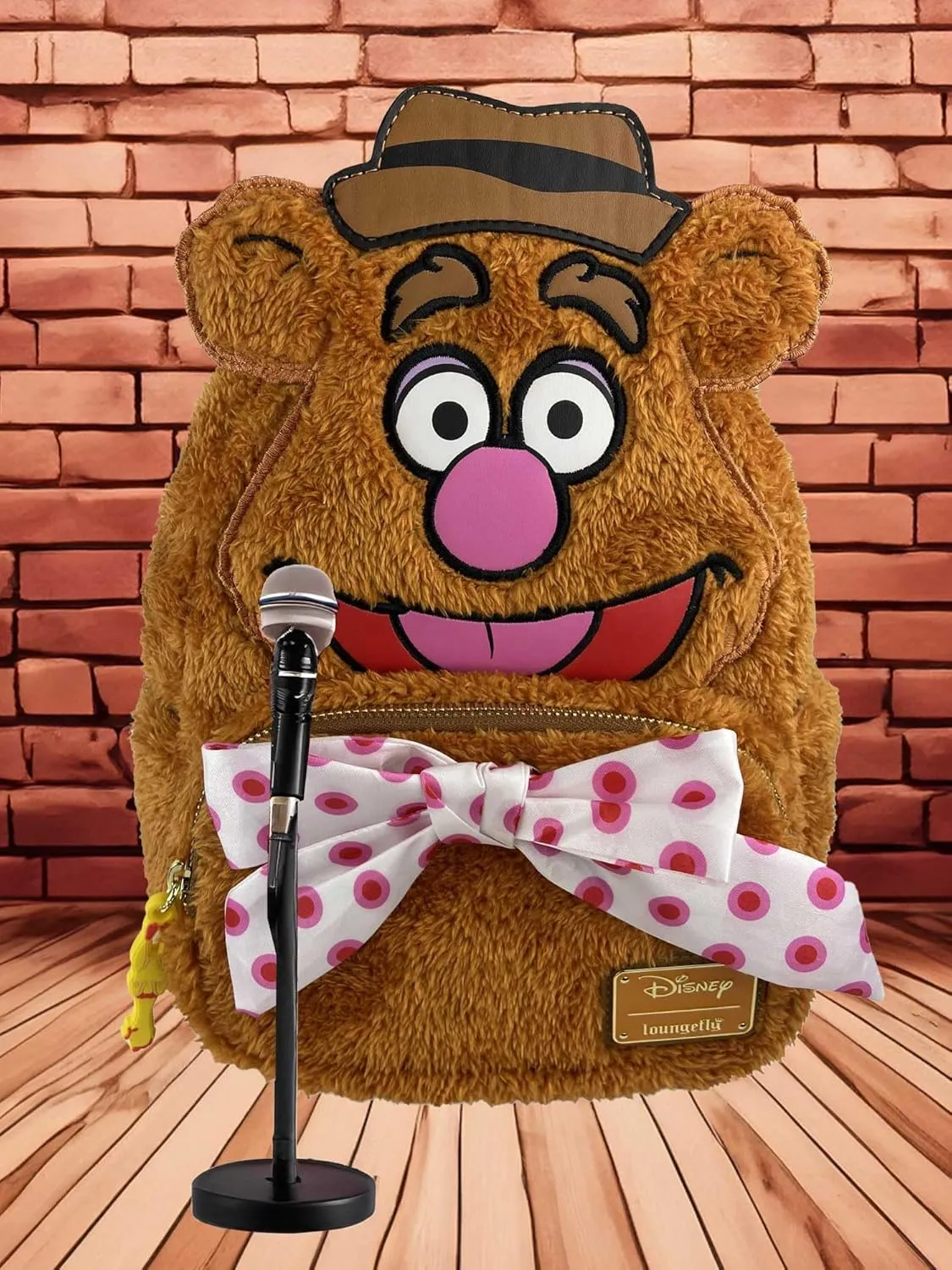 Loungefly Disney Mini Backpack Muppets Fozzie Bear Cosplay Shoulder Bag