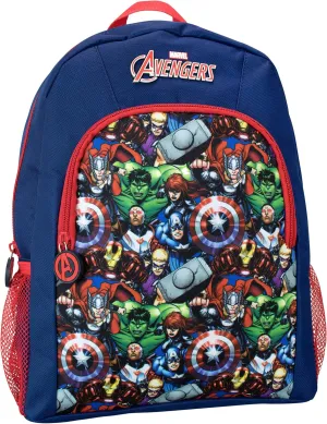 Marvel Backpack For Boys | Avengers Backpack | Captain America And Iron Man Backpacks | Kids Superhero Bag | Blue One Size