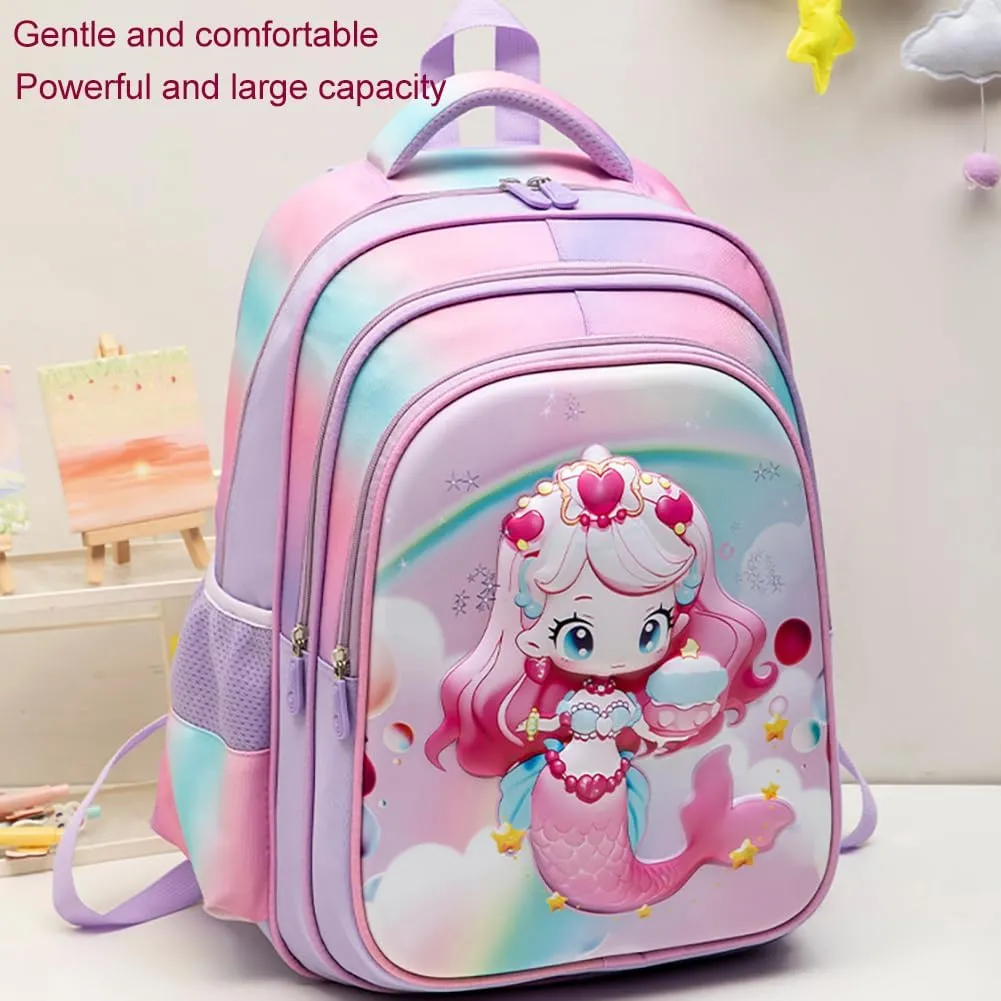 MATMO 3D Cute Print Kids School Backpack Book Bag for Primary School Boys Girls Student (Kids Backpack 9)