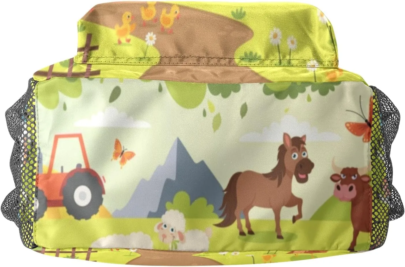 Meadow Animals Personalized Kids Toddler Backpack for Boys Girls,Custom School Kindergarten Travel Bookbag