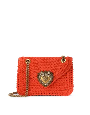 Medium crochet raffia Devotion bag