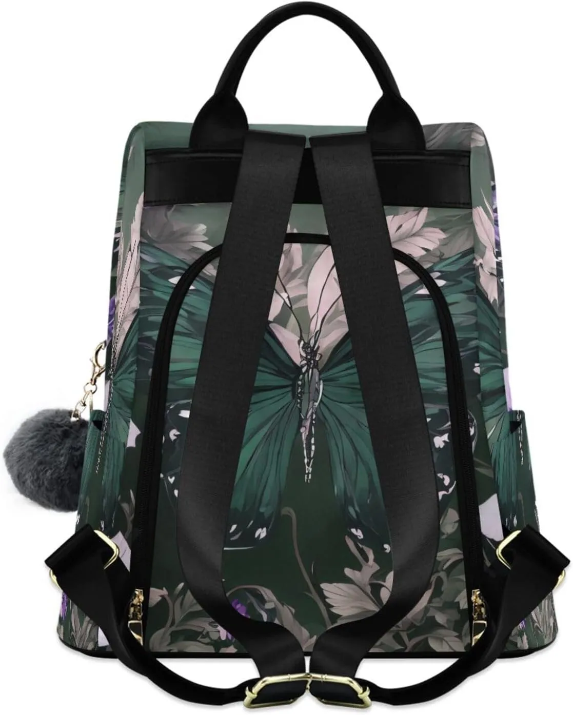 Mini Backpack Women Travel Handbag Shoulder Bag Anti Theft Backpack for women for Outing Shopping Traveling Going Out Butterfly Pattern 6
