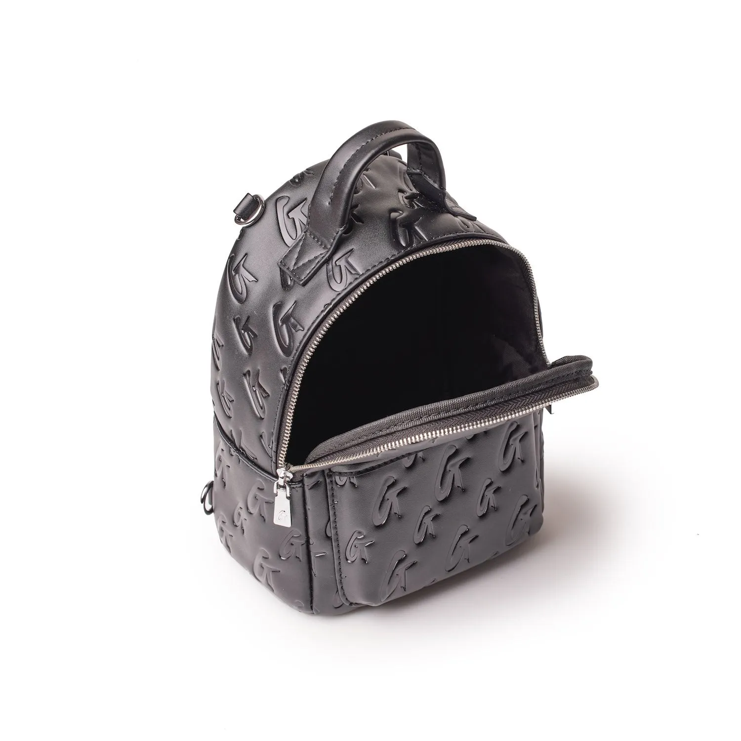 MINI MONOGRAM BACKPACK - BLACK