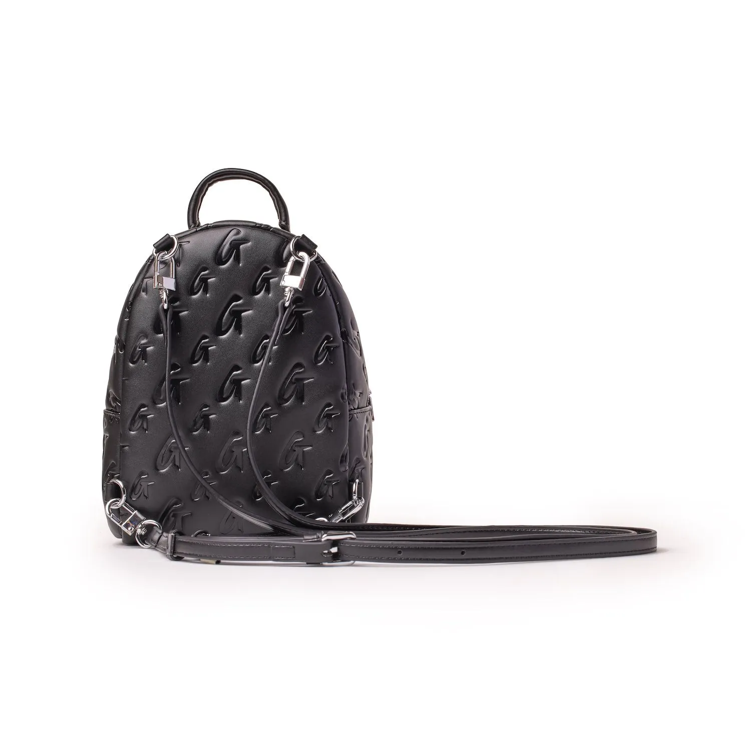 MINI MONOGRAM BACKPACK - BLACK