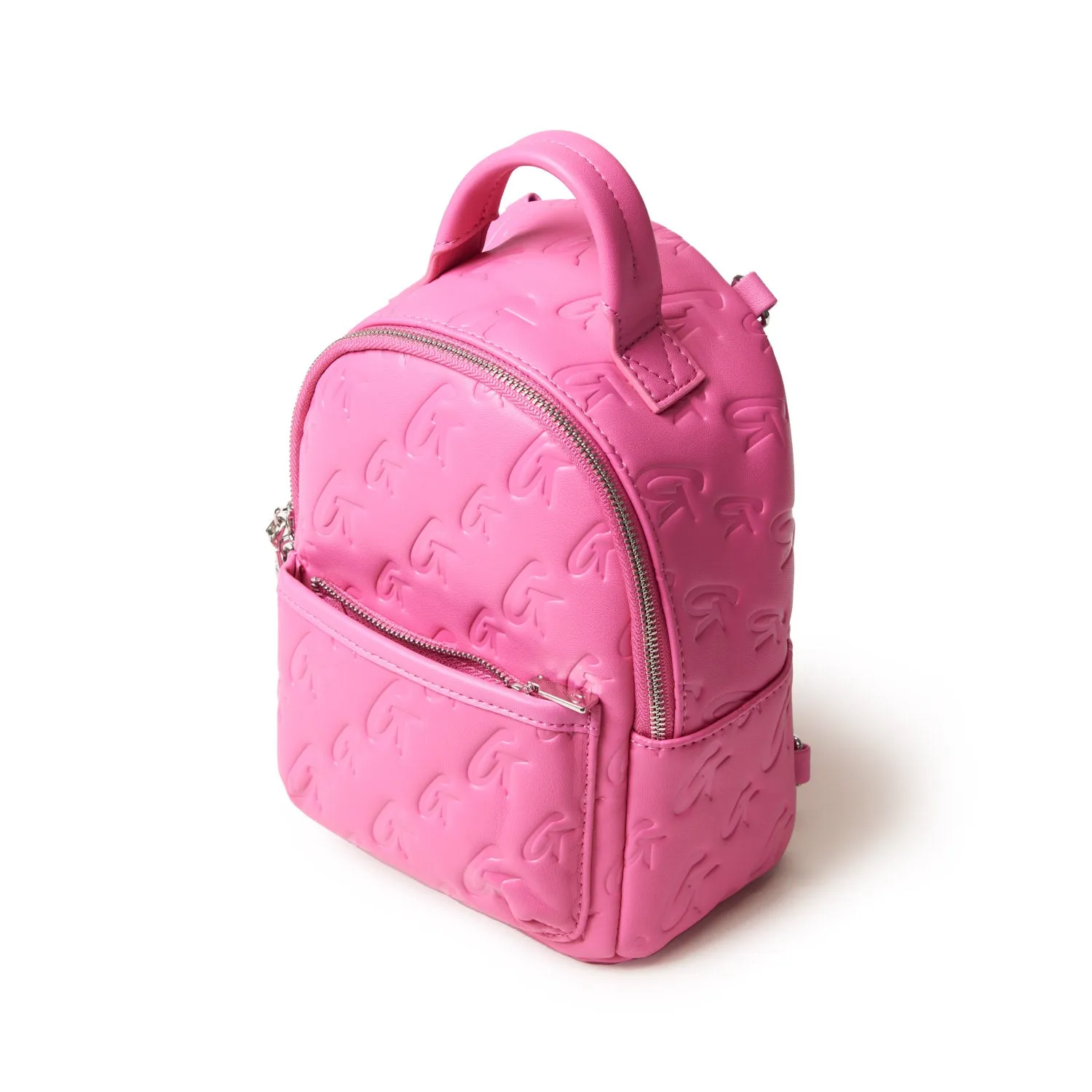 MINI MONOGRAM BACKPACK - HOT PINK