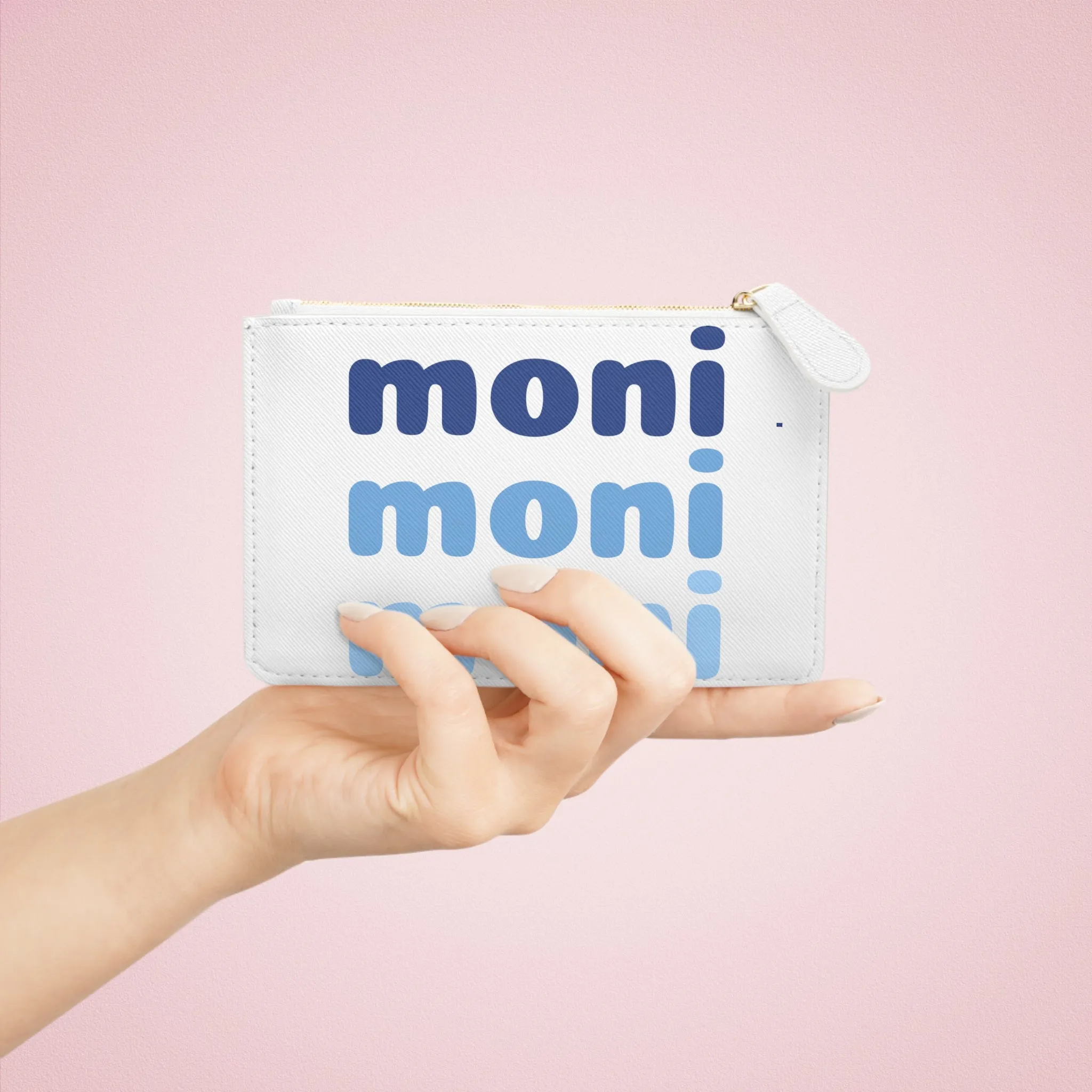 Moni/Money Mini Clutch Bag - blue