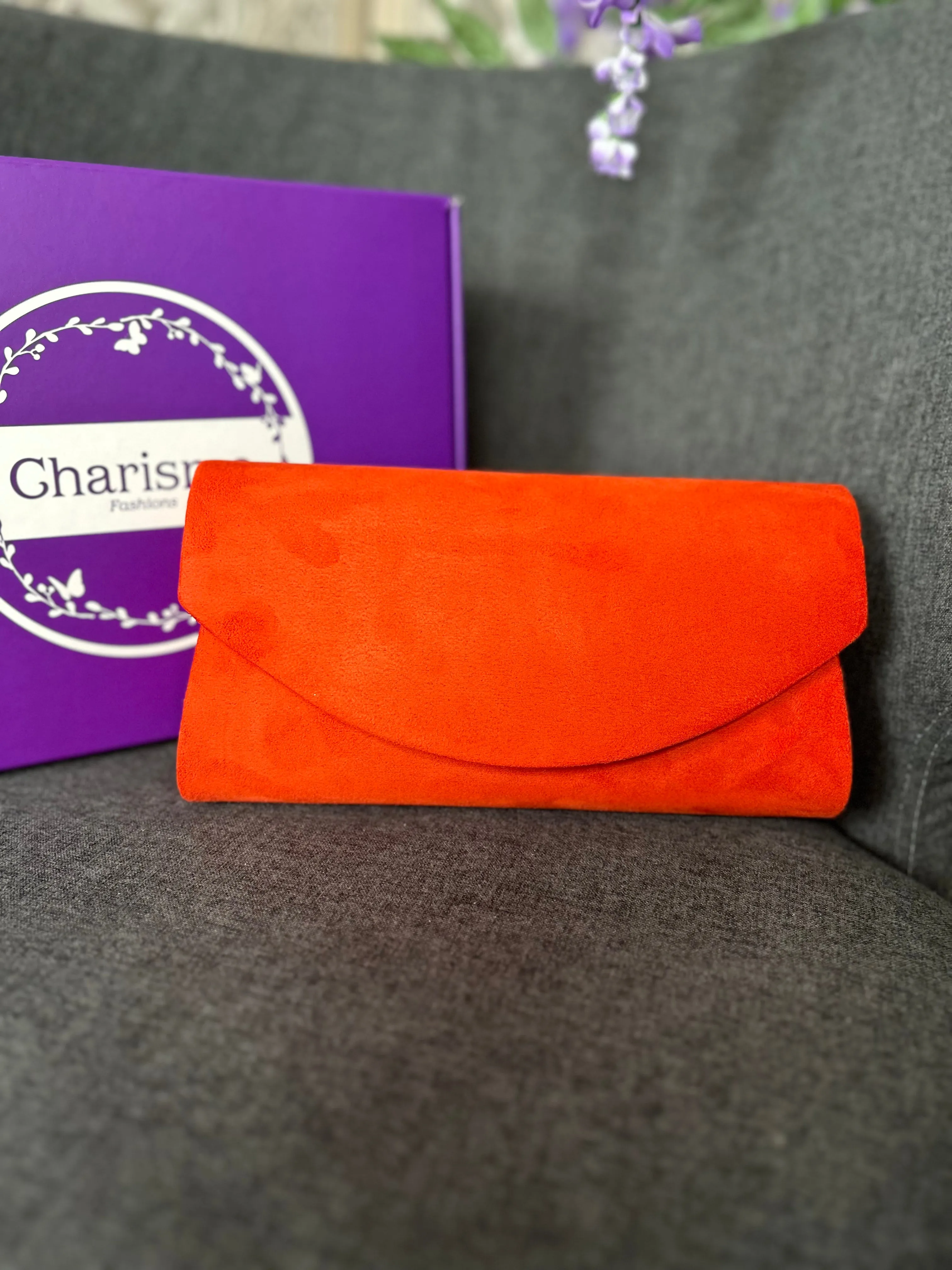 Muireann Velvet Clutch Bag