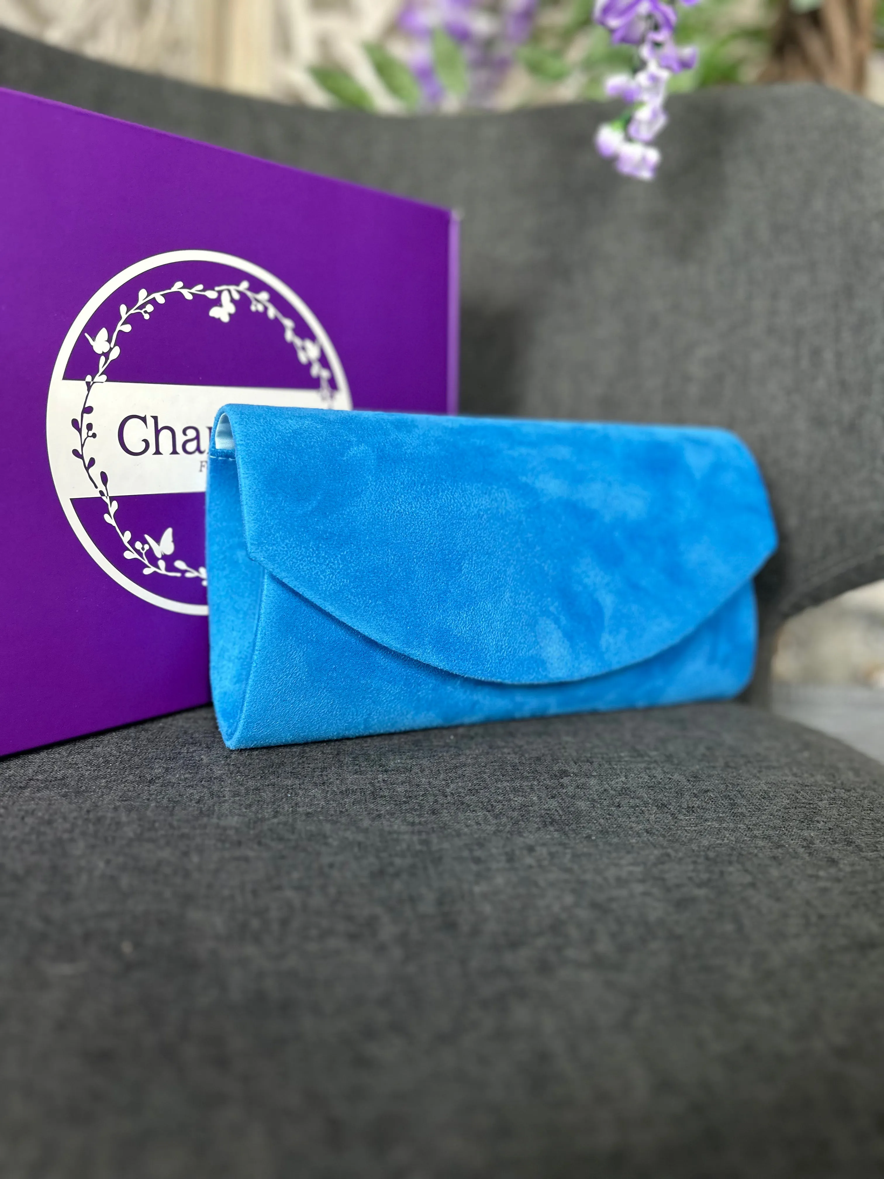Muireann Velvet Clutch Bag