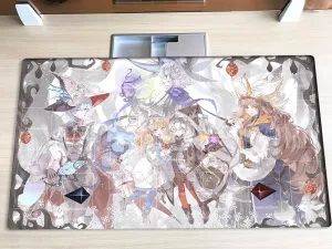 New Mlikemat Playmat Risette Asteria of The White Woods TCG CCG OCG Trading Card Game Mat Table Pad with Zones   Bag (YG001-225-A)
