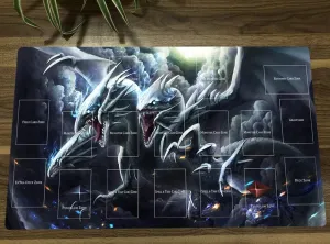 New Playmat Blue-Eyes Ultimate Dragon Mouse Pad TCG CCG Trading Card Game Mat   Free Bag (ZD014-106)